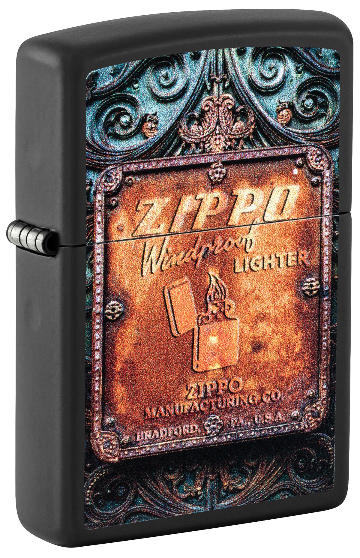 Metallic Zippo Design