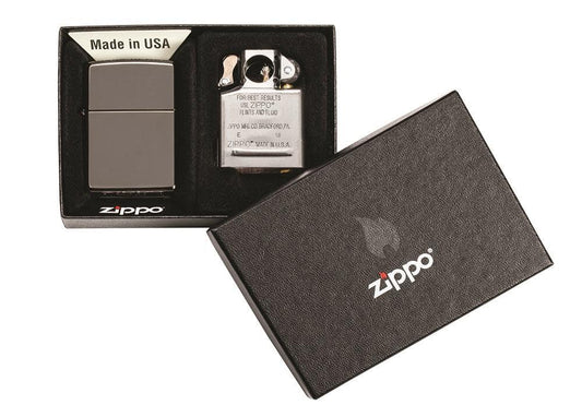 Black IceÂ® Lighter & Pipe Insert in its packaging