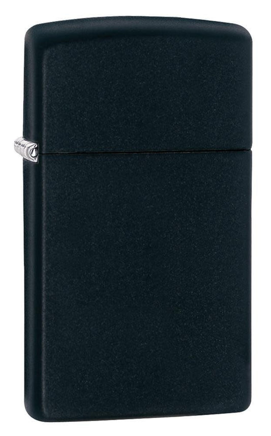 Front shot of SlimÂ® Black Matte standing at a 3/4 angle