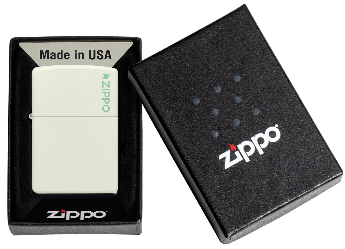 Classic Glow In The Dark Zippo Logo